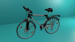 Touring Bicycle 3D model