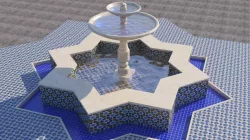 Traditional Moroccan Fountain  3D model
