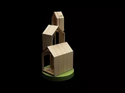 Tree house 3D model