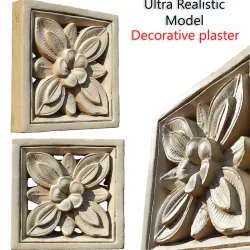 Ultra realistic Decorative plaster Scan 4k HD Low-poly  3D model
