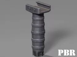 Vertical Grip - Foregrip - Weapon Attachment - PBR - 4K Textures Low-poly  3D model