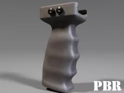 Vertical Grip - Foregrip - Weapon Attachment - PBR - 4K Textures Low-poly  3D model