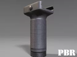 Vertical Grip - Foregrip - Weapon Attachment - PBR - 4K Textures Low-poly  3D model