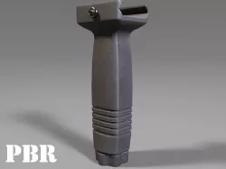Vertical Grip - Foregrip - Weapon Attachment - PBR - 4K Textures Low-poly  3D model