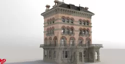 Victorian building 3D model