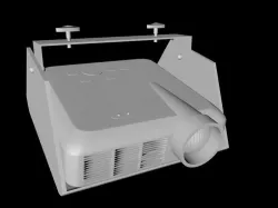 Video projector 3D model