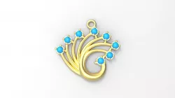 Vortex Necklace 3D model