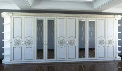 wardrobe in the nursery 3D model