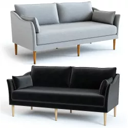 West Elm Antwerp Loveseat 3D model