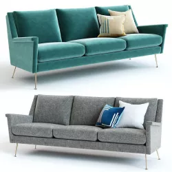 West Elm Carlo Sofa 3D model