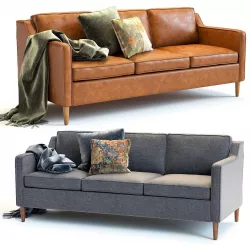West Elm Hamilton Sofa 3D model