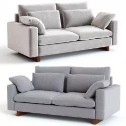 West Elm Harmony Sofa 3D model