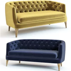 West Elm - Lola Sofa 3D model