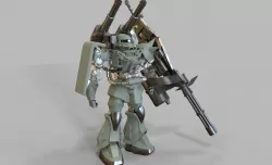 Zaku Riot Supernova 3D model