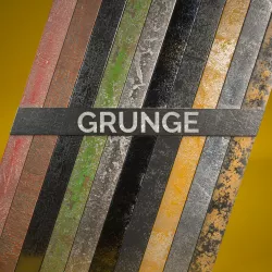 10 Grunge Metal Materials for C4D Octane Render Texture