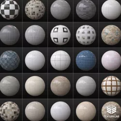 25 PBR Tile Textures 01 Texture