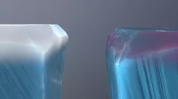 3 minerals sharp ice Low-poly  3D model