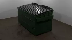 3D Assest Realistic Dumpster Low-Poly 3d model   Low-poly  3D model
