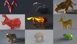 3d models for animals for papercraft or 3d printing 3D Model Collection