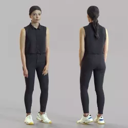 3d scan woman 7 3D model