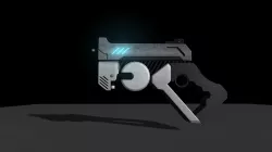 3d sci-fi Gun modeling 3D model
