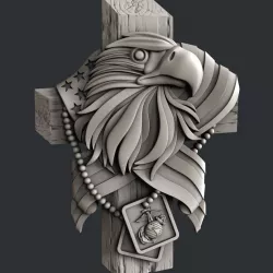 3d STL models for CNC router Eagle USA 3D model