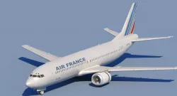 737 400 AirFrance With Interior 3D model