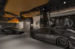 A002-Auto 4s shop Exhibition 3D model
