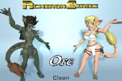 Acheron Orc Clean Low-poly  3D model