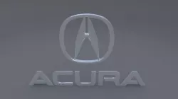 acura logo 3D model