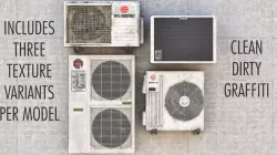 Air Conditioning Units  3D model