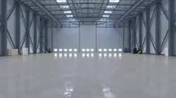 Airplane Hangar Interior 3 Low-poly  3D model