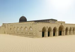 Al-Aqsa Mosque interior- exterior 3ds max vray model 3D model