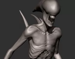 Alien Neomorph 3D model