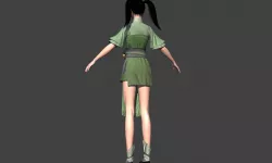 Ancient Chinese Beauty 3D model