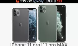 Apple iPhone 11 Pro and 11 Pro MAX 2019 3D model