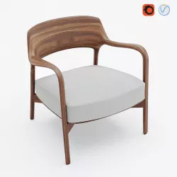 Armchair LOUIS 3D model