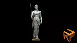 Athena Statue 3D model