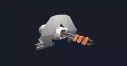 Automatische Riesen-Minigun 3D model