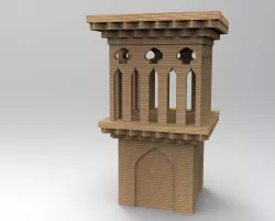 badgir irani  3D model