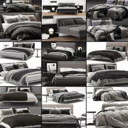 Bed Collection 04 - 10 Items 3D model