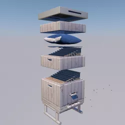 Beehive 3D model