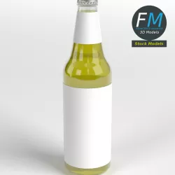Beer bottle 3D model