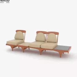 Bench 3D model