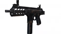 Beretta PMX Submachine Gun Low-poly  3D model