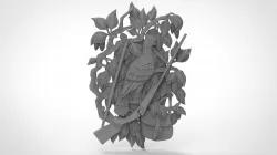 Bird gun hunting 3d stl models for artcam and aspire 3D model