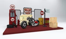 Booth Fotobooth 3D model