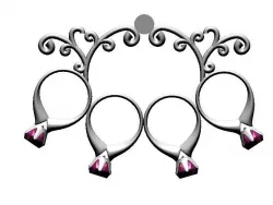 brass knuckles Low-poly  3D model