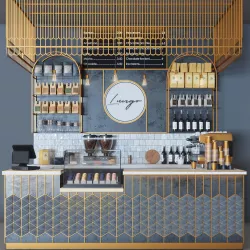 Cafe Lungo 3D model