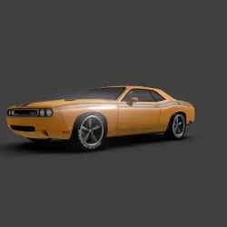 Car Doodge doodge srt chalenger 3D model